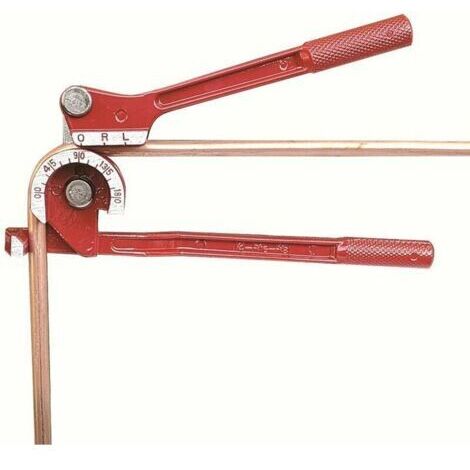 3-in-1-Rohrzange (manuell) – 1/4″, 5/16″ und 3/8″ – 180°-Drehung – Hebelbetätigung – geeignet für Messing-, Aluminium- und Gasrohre