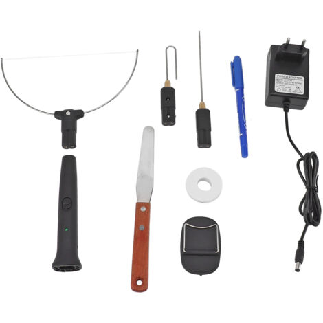 3-in-1 Schaumstoffschneider mit Heißdraht – 18-W-Schneideset für Polystyrol – 100–240-V-Thermoschneider mit EU-Stecker