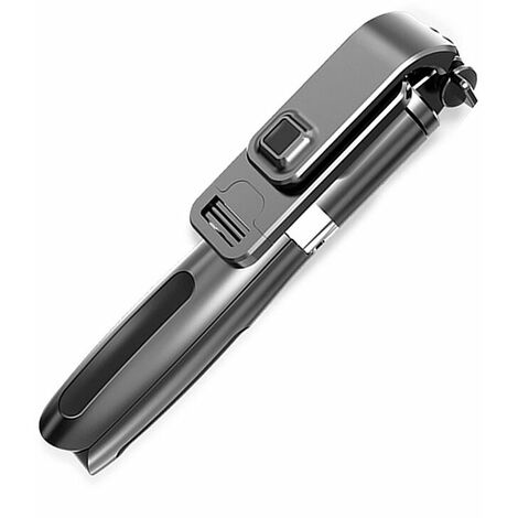 3 in 1 Selfie Stick Stativ Bluetooth Selfie Stick Verstellbares einziehbares Einbeinstativ mit abnehmbarer Fernbedienung und Stabilisatorhalterung für Videoaufnahmen, Bloggen