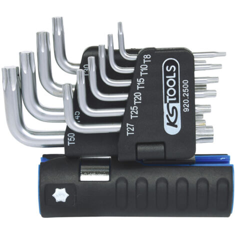 3 in 1 Torx-Winkelstiftschlüssel-Satz,10-tlg kurz