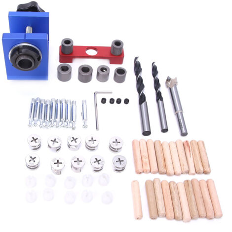 3-in-1 Universal-Bohrschablone für Dübel und Holz – Präzise Positionierungshilfe