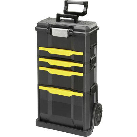 3-in-1-Wagen Stanley Modulo mit Touchlatch-Schubladenbox 55,6L