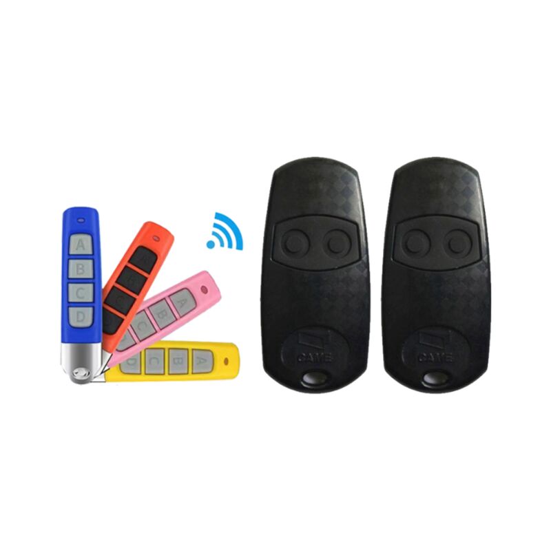 Boed - Set of 2 Portable Remotes, Multi-Frequency Copy Remotes Compatible 433.92MHz/EV