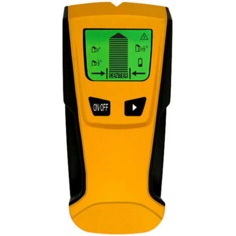 3-in-1-Wanddetektor, elektronischer Balkensucher, erkennt Metall, elektrische Leitungen, Feuchtigkeit und Holzständer in Wänden, Böden und Decken, akustisches Signal, hintergrundbeleuchtetes LCD-Displ