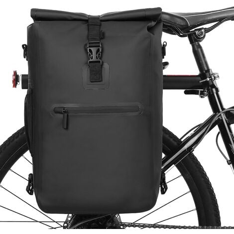 WOOSIEN 3-in-1 wasserdichte Fahrradtasche, Fahrrad-Gepäckträgertasche, Rucksack, Umhängetasche, Outdoor-Radfahren