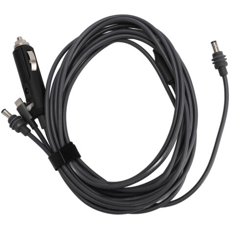 3-in-1 Wasserdichtes IP68 Satelliten-Gleichstromkabel - Typ-C-Eingang / 12V/24V - 5m [PCB, Kupfer, 18AWG]