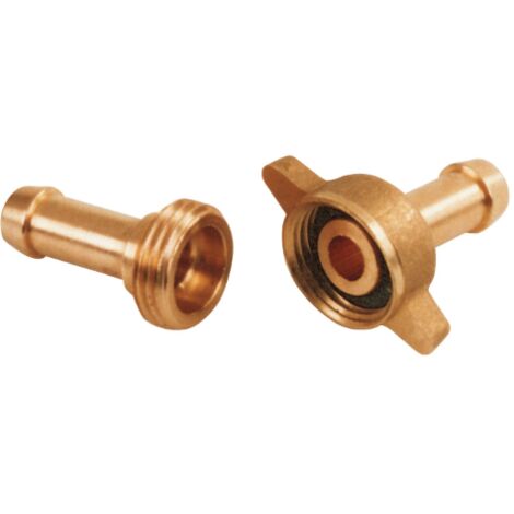 3 joints de tuyaux en laiton pour tuyaux de Arrosage de jardin 1/2 &quotx 8 mm