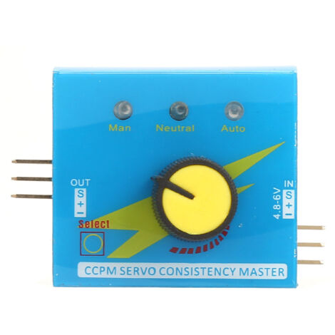 3-Kanal-Multi-Servo-Tester für RC-Motoren und Regler, dreistufige Anzeige, 4,2–6,0 V DC-Netzteil