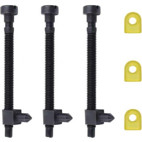 3 Kettenspanner-Einstellschrauben für HUSQVARNA 61 66 266 268 Kettensägen (3er-Set)
