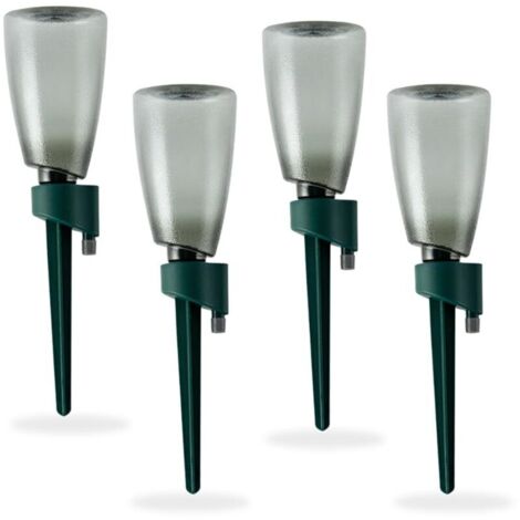 3 kits d arrosage automatique deeper dripper, arrosage automatique avec sa bouteille, idéal pour vos plantes d' intèrieur, sur le balcon, dans le jardin, au bureau, kit goutte a goutte automatique