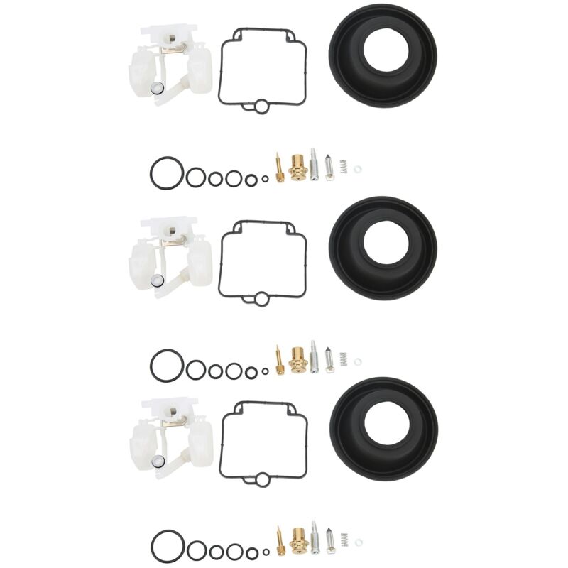 Forehill - 3 kits de réparation et de reconstruction de carburateur pour Adventurer, Daytona, Speed Triple