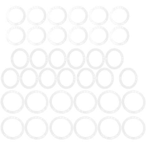3 Kits d'Outils de Dessin Circulaire en Plastique Étanche pour Bracelet Peinture et Mesure Ronde