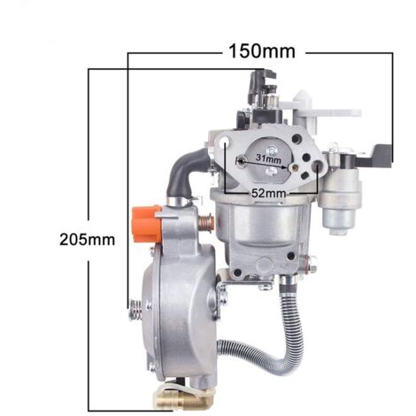 3-kW-Motor (177F, 9 PS) für Flüssiggas- und Erdgasbetrieb mit Vergaser – Sonstige