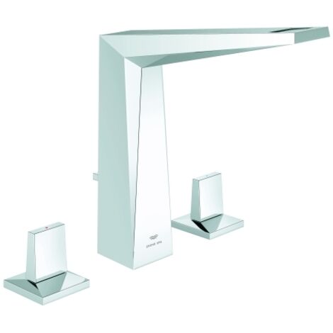 3-L-WT-Batterie Allure Brilliant 20627 Zugstangen-Ablaufgarnitur chrom