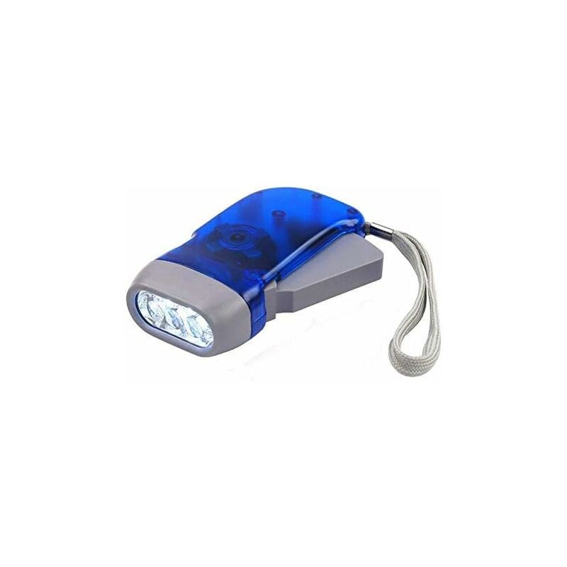 Fei Yu - 3 led Dynamo Lampe De Poche Lumière Main Presse Manivelle Camping Portable Voyager Lampe De Randonnée Durable Et Utile