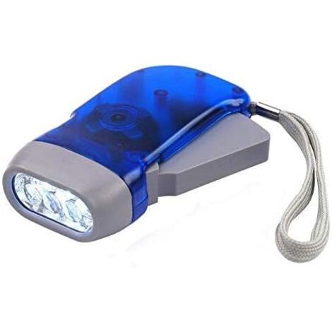3 LED Dynamo Lampe De Poche Lumière Main Presse Manivelle Camping Portable Voyager Lampe De Randonnée Durable Et Utile-Fei Yu