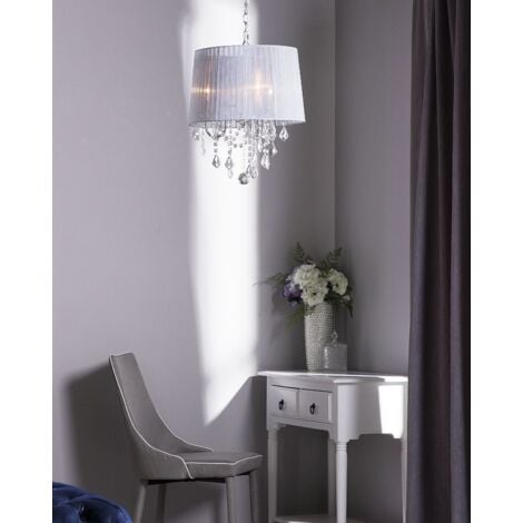 Crystal Chandelier White EVANS