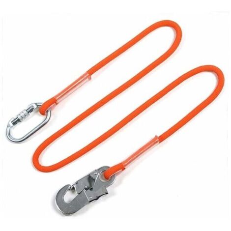 3 m Auffanggurt – Hochfestes Nylon mit Stahlhaken – 18 kN PSA-Standard – Für Kletter- und Höhenarbeiten