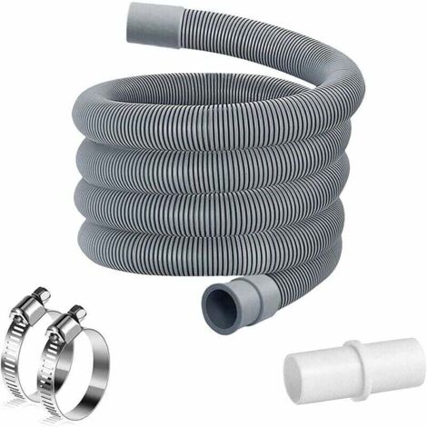 3 M de Vidange pour Machine à Laver,Tuyau de Machine à Laver,Rallonge de Tuyau,Kit d'Extension Flexible de Vidange Universel pour Lave-linge et Lave-vaisselle-Fei Yu