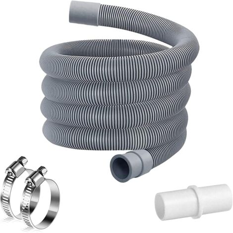 3 M de Vidange pour Machine à Laver,Tuyau de Machine à Laver,Rallonge de Tuyau,Kit d'Extension Flexible de Vidange Universel pour Lave-linge et Lave-vaisselle-Fei Yu