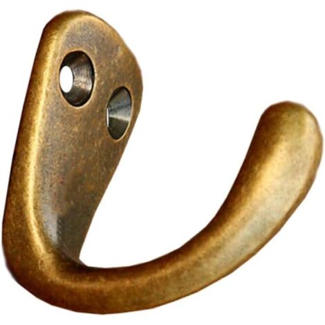 3 manteaux en bronze antique et crochets de chapeau en laiton classique pour salle de bain, porte-vêtements, porte-écharpes et serviettes (rétro)