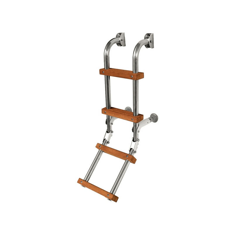 Orangemarine - Echelle inox bois petit modèle 3 marches