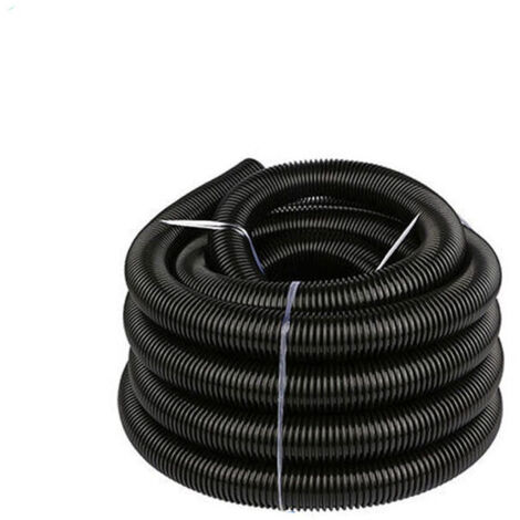 3 Metre Tuyau d'aspirateur, 32 mm Tuyau Flexible pour aspirateur, Noir, Taille Unique