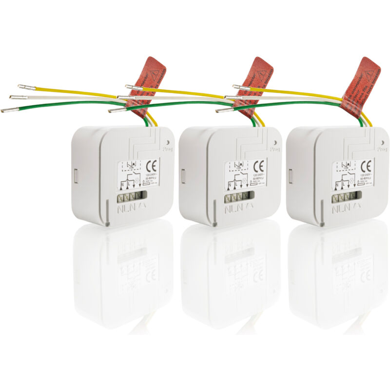 1870865 - 3 Micro-récepteurs on/off pour éclairage - Technologie rts - Compatible app TaHoma - Somfy