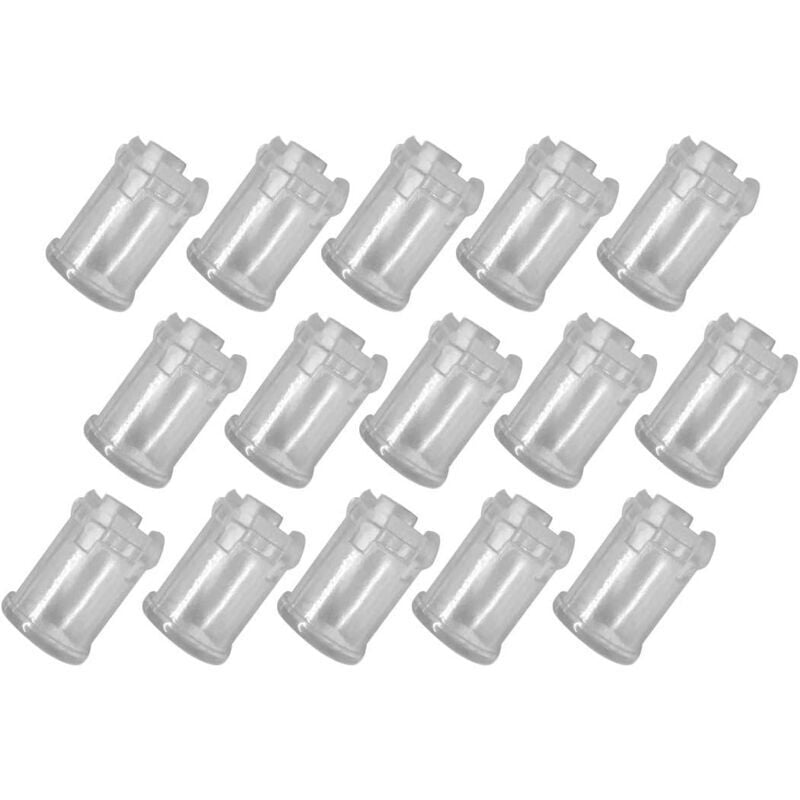 Image of 3 mm LED-Leuchtdioden – Glasfaser-Lampenschirm – Schutzkappe für klare LED-Lampen – 100 Stück