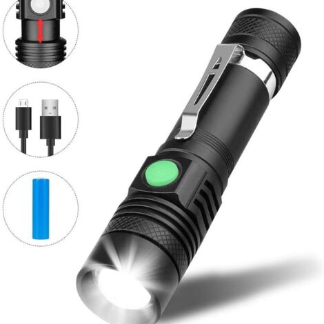 Anneau De Lampe De Poche Tactique 2,2 Cm Avec Clip De Poche - Support Portable Nylon Pour Lampes Torches