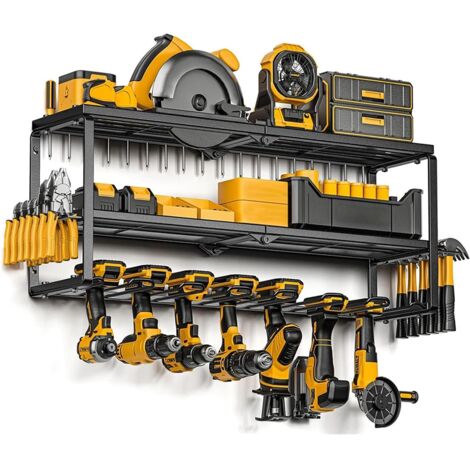 ReachMall Support Mural Robuste Pour Outils De Garage - Petite Étagère Rangement Tournevis Et Accessoires