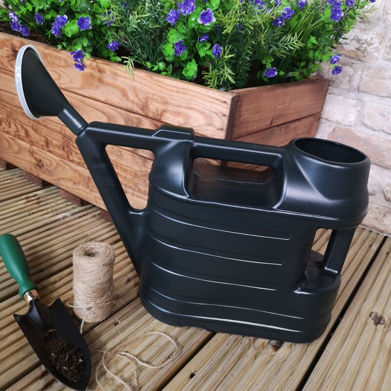 Image of 3 of 6.5L Ward Garden Watering Can With Rose - Green