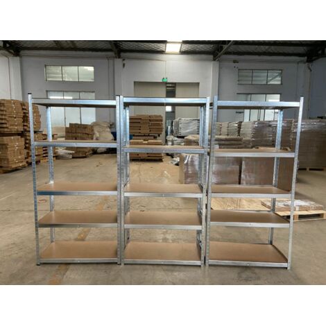 3 PACK 5 Tier Garage Shelving Unit Sturdy Adjustable Storage Shelf Rack Shelves