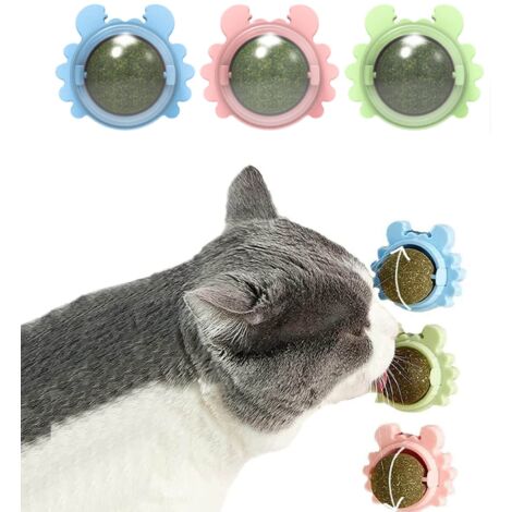 3 Pack Catnip Lick Pads for Cats, Fresh Mint Teeth Cleaning