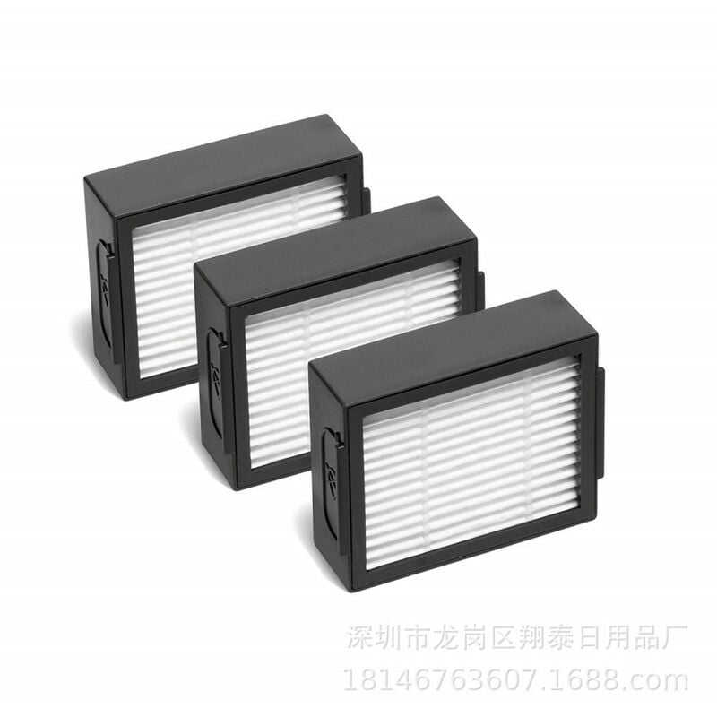 Linghhang - 3 Pack Remplacement Filtres avec iRobot Roomba i & e i1 i3 i4 i6 i7 i8 e5 e6 + J7 (Non pour J7+) Pièces de Rechange pour Aspirateur