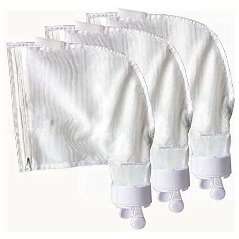 3 Pack Replacement Bags with Zipper Compatible with Polaris 280 480 Multi-Function Nylon Mesh Bags K13 K16 Polaris
