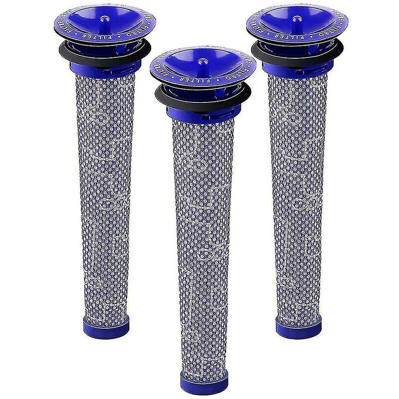 3-Pack Replacement Pre-Filters for Dyson V6, V7, V8 and DC59