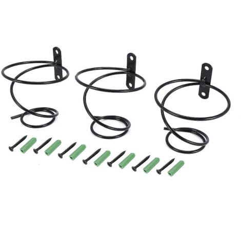 3 Pack Single Bottle Wall-Mounted Wine Rack, Wine Bottle Display Rack--
