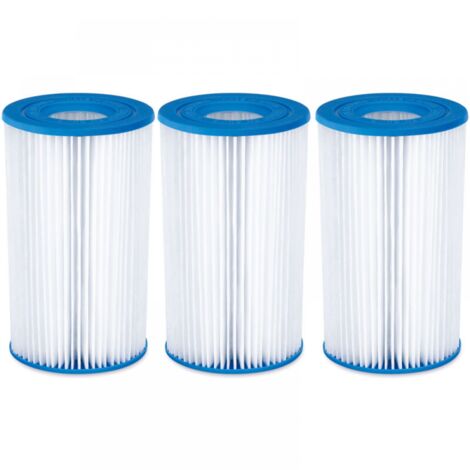 3 Pack Swimming Pool Air Conditioning Filter Cartridges, Various Series Filter Water Pump Accessories, Circulation Filter Cartridges