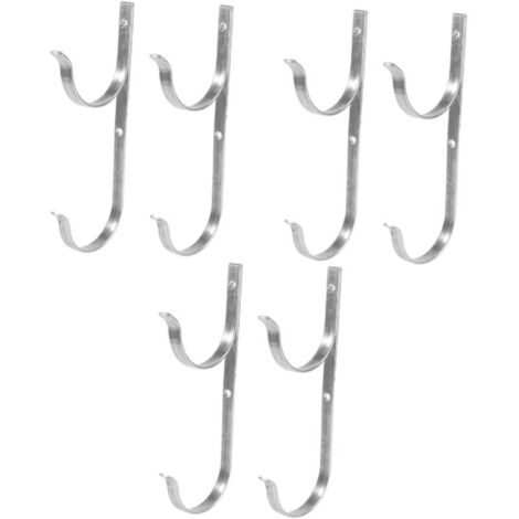 3 Paires Autre Résistant Et Accessoires Tige Télescopique Suspendu Spa De Nage Brosses Anti-Humidité Perche Aspirateur Râteaux Muraux Porte-Serviettes Outils Filets De Tuyau