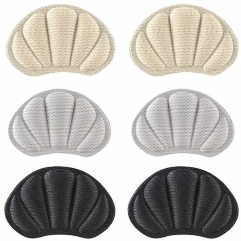 3 Paires Coussinets de Talon,Coussinets de Coussin,Autocollantes Antidérapants Protège Talons Chaussure,coussinets de qualité supérieure - coussinet talon - protection chaussure - Protection