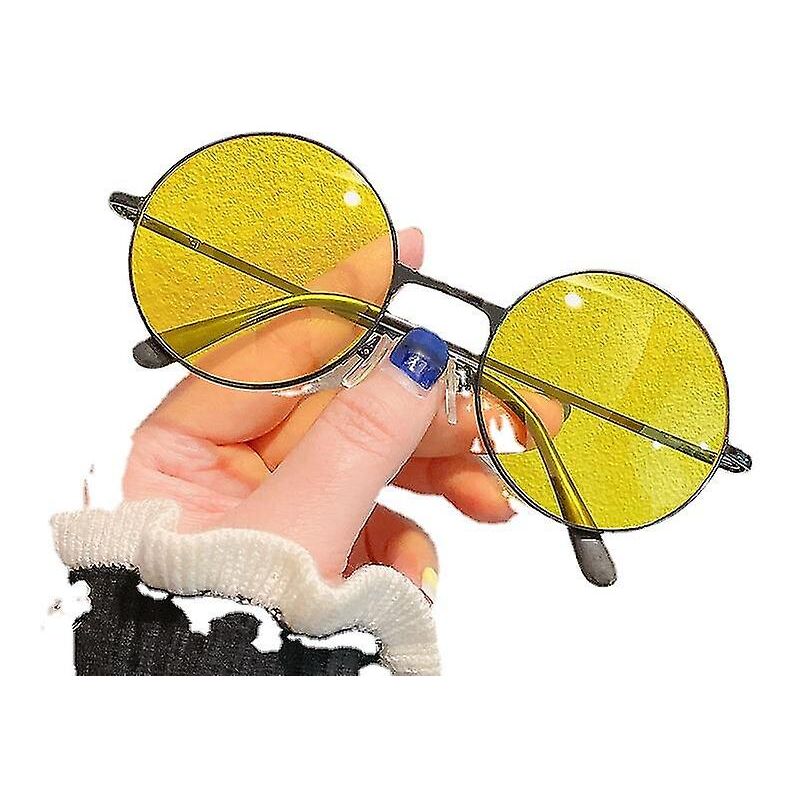3 paires de lunettes hippie rondes colorées rétro lunettes hippie lunettes rondes adaptées aux cadeaux de fête sans maquillage photo