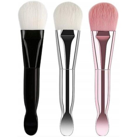 3 paquets de brosses à double extrémité en silicone et fibre de laine douce