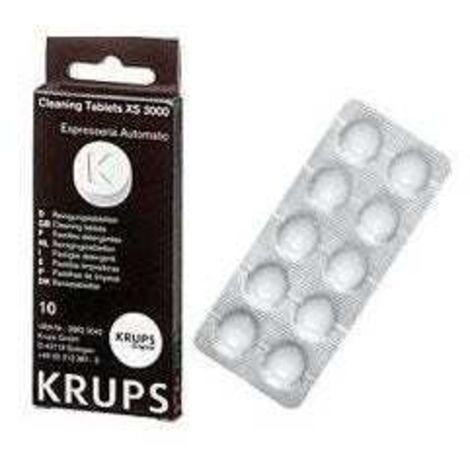 3 pastillas de limpieza Krups (10 uds.) XS3000