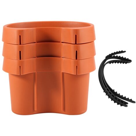 3 Pc / Lot Unique Gouttière Tuyau de Déversement Jardin Pot de Vidange Tuyau Pots de Fleurs Tubes Drainage Tuyaux Jardin Planters