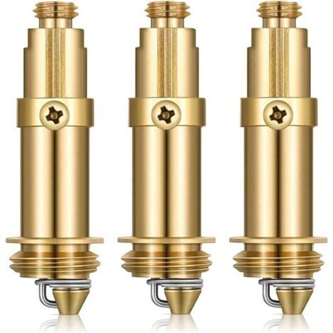 3 Pcs Bassin Pop-up Boulon à ressort en laiton Ressort Bouchon En Laiton pour La Plupart Des Évier Baignoire Bassin Drain Bouchon À Ressort Interne Boulon