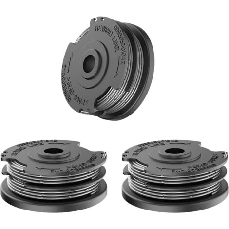 3 pcs Bobine pour coupe,Fil Coupe Bordure,Fil Coupe Bordure Universel,Convient pour Bosch Art 24 27 30 30-36 SL Tête Tondeuse À Gazon de Jardinage,Fil de Tonte Fil de Coupe