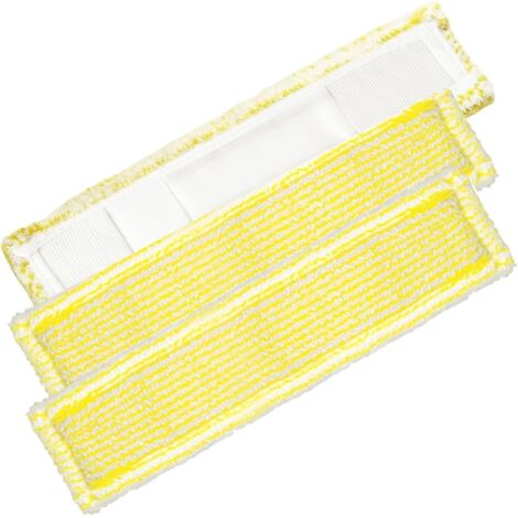 3 PCS Bonnette Microfibre, Accessoire Lavage Vitres, Compatible Kärcher WV1 WV50 WV75, Jaune