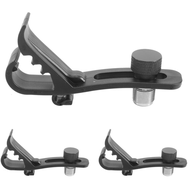 Image of 3 Pcs Einstellbare Clip Trommel Stoßfest Montieren Mikrofon Klemme Halter Zubehör
