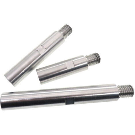 3 pcs en alliage d'aluminium barre d'extension de meuleuse d'angle M14 barre d'extension de meuleuse d'angle 75mm100mm 140mm M14 adaptateur de vis pour outils de polissage et de meulage
